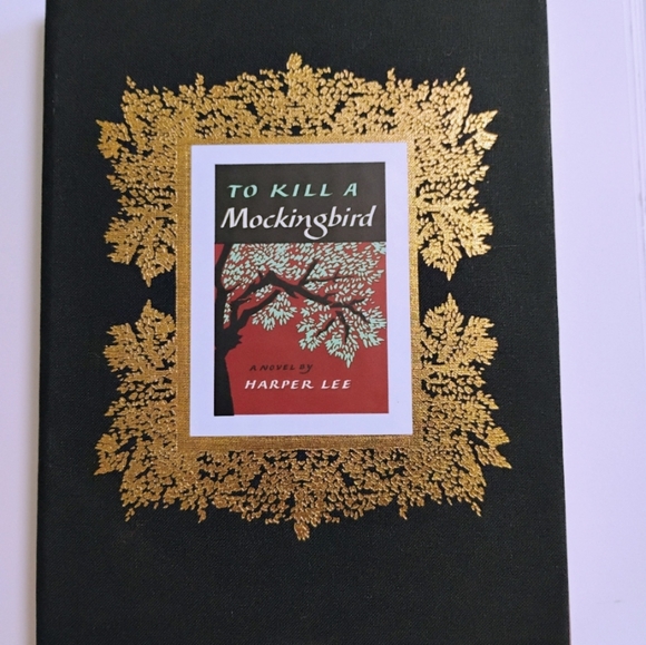 Harper Elegant Black and Gold Accent Book - Picture 1 of 2